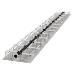 Aerating system of comb type AerS