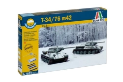 Assembled model T34/76 Mod.42 TANK