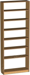 Rack library wooden Sb01