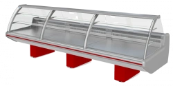 Refrigerated medium temperature display case Parabel 150 VHSd-3,125
