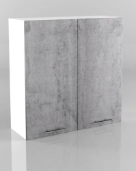 High cupboard with 2 hinged doors