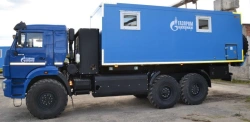 Laboratory truck 692236 on the basis of KAMAZ 43118-37 chassis