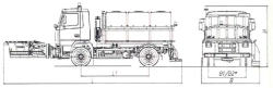 Universal road maintenance machine model MK-3533-01