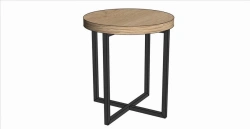 A10 Metal-framed coffee table/bedside table D450