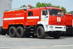 Fire tanker ??-5,0-70/4, type 58815?43118, modification ?? 5,0-70/4 (5350), on KAMAZ-5350-D5 chassis.