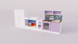 Didactic wall "Cosy House" DMDS-005