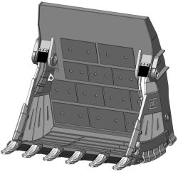 Bottom dump bucket EK-450.FS-26-T2-J55-G1