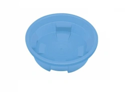 Medical disposable sterile round medical cup blue 2500 ml with notches 1/2/3/5 pcs. per package.