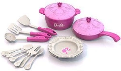 Set of kitchen utensils BARBIE (15 items in a bag)