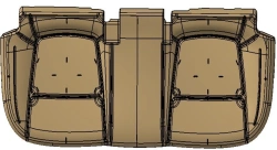 Rear seat cushion (SU2r)