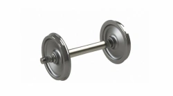 Wheelsets with axlebox units on rolling bearings