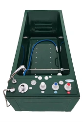 Hydrotherapeutic bathtub "OKKERVILLE", modification - hydromassage with PDM with chromo lamp: PDM/G16/X