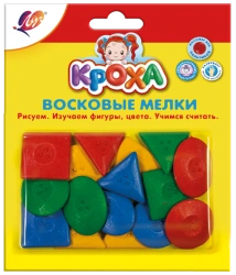Geometric Figures" wax crayons