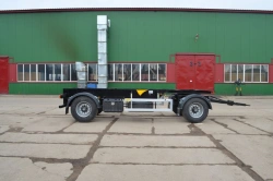 Trailer chassis model 9412RS of PR-18S modification with axle unit BPW HSFALM 9010-15 V36 61.68.361.147QS, pneumatic tyre 38