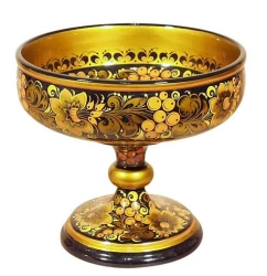 Vase for fruits linden Khokhloma painting 180?195?? 04410180195