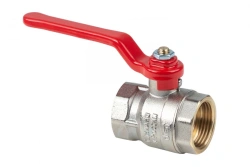 Nickel-plated ball valve Dist, series "Expert" DN20 3/4" BP-BP, H112P