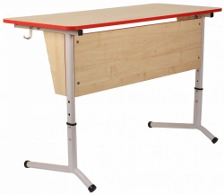 Pupil's two-seater adjustable desk SU-5R, 2-4gr.