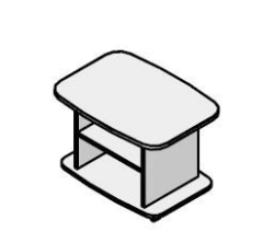Coffee table . Furniture set "Agat"