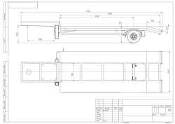 Semi-trailer 93191D, with air suspension or spring-balanced suspension, tyres 235/75R17.5 or 385/65.