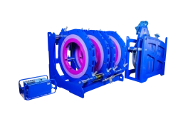butt welding machine for polyethylene pipes Volzhanin SSPT 800 EP ( with logging)