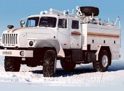 Mobile police station on the basis of the vehicle on the chassis of URAL 43206 Type 47283D