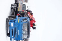 Special purpose vehicle with KMA type hydraulic loading crane on the basis of KAMAZ 43118 and its modifications 41K12N-U7