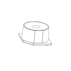 Lens for LED luminaires AMT-HB-22x22-3535-40-PC