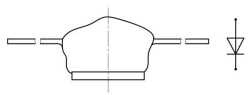 Microwave limiting diode 2A534A-B