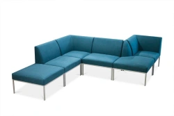 Upholstered office sofa, sections of "ASTRO" series