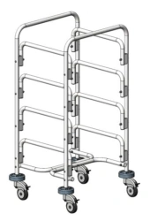 Endoscopic container trolley TKE-"KRONT"-2 according to TU 32.50.50-058-11769436-2016