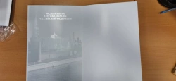 A4 Honorary Certificate Folder Blue with FSО Russia Emblem