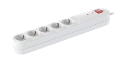 CADUCEUS ALING Connecting products Extension cord with class III voltage protection with switch 5x16A 2,3kW, 250V~, 1,5 m, b