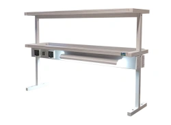 Non-adjustable desks (racks): island- NS-OU