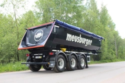 Three-axle tipping trailer MSK-345
