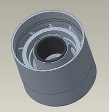 Apparatus-support assembly, D3550N, 0.87 inch shaft, Type ARZ-T, Niresist / BRG HSG: S/A, D3550N .87, ARZ-T, NI-RST part number