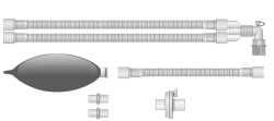 Respiratory devices for joint use with anaesthetic and resuscitation equipment, version: a