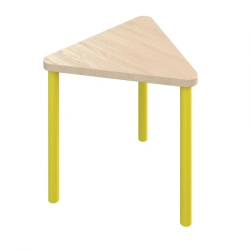 Children's triangular table 400 / yellow