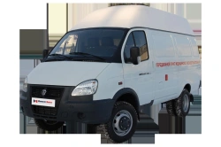 Cars for transportation of people type N1GSB, mod. N1GBML based on GAZ 27057 with petrol engine