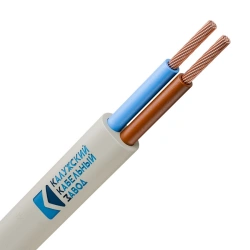 Polyvinylchloride-insulated, polyvinylchloride-jacketed, flexible cord with parallel conductors, brand SHVRP