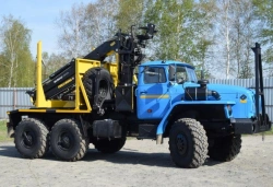 Timber hauler truck with GM 6377R7-10 on chassis Ural 55571-1151-60, Ural 55571-1151-62, Ural 55571-1151-70, Ural 55571-1151-