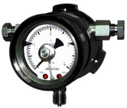 Indicating signalling manovacuum gauges DA5012CgVn with explosion protection marking 1Ex db IIB T5 Gb