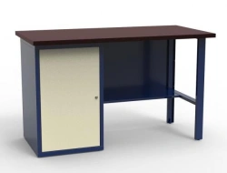 SV-1T.01.00.14.FL single-desk workbench, laminated plywood table top