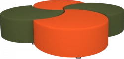 Pouf "Pebbles" 2