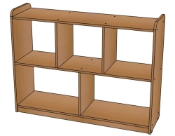 Shelving unit No.2 from set ''Modular Corner'' H=900/ CJ23