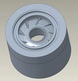 Hardware support, housing, upper, S8000N, shaft 1.00 inch, type FBH, Niresist, V2 / BRG HSG: TOP, S8000N, 1.00, FBH, NI-RST, V2