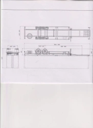 Container semi-trailer PK-2, type P2, modification 92298-0000010. Axle unit AGOS-2-GT7-00.00.000-01