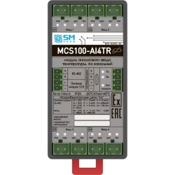 Analogue temperature input module, 4-channel MCS100-AI4TR