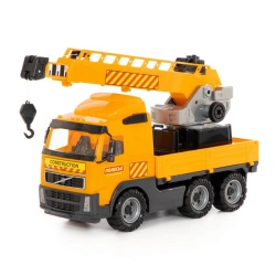 Volvo, Crane Car with Turntable (in net), Item No. 8824.
