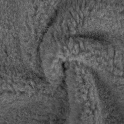 Faux fur with knitted base made of a blend of synthetic and natural fibres and labelled "ORETEX Fur".