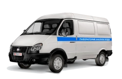 Cars for transportation of people type N1GSB, mod. N1SBPL based on GAZ 27527 vehicle with petrol engine
